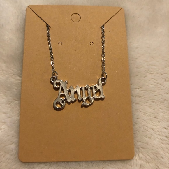 Silver “ANGEL” necklace